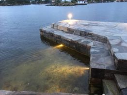 Ny brygge og båthus på Herøya